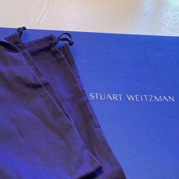 NWT beautiful Stuart Weitzman black rain boots - Picture 10 of 11